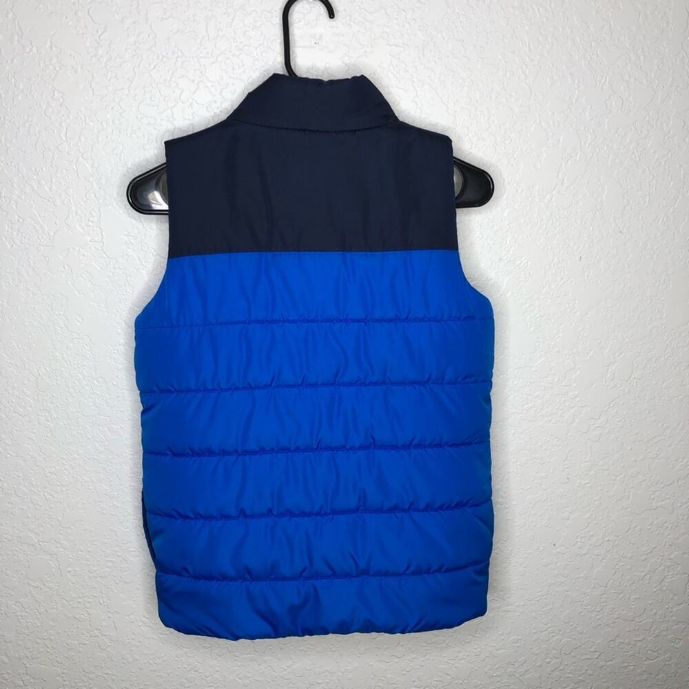 Puma blue navy color block full zip puffer vest size Medium - Picture 9 of 9